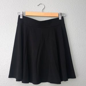 Black skater skirt